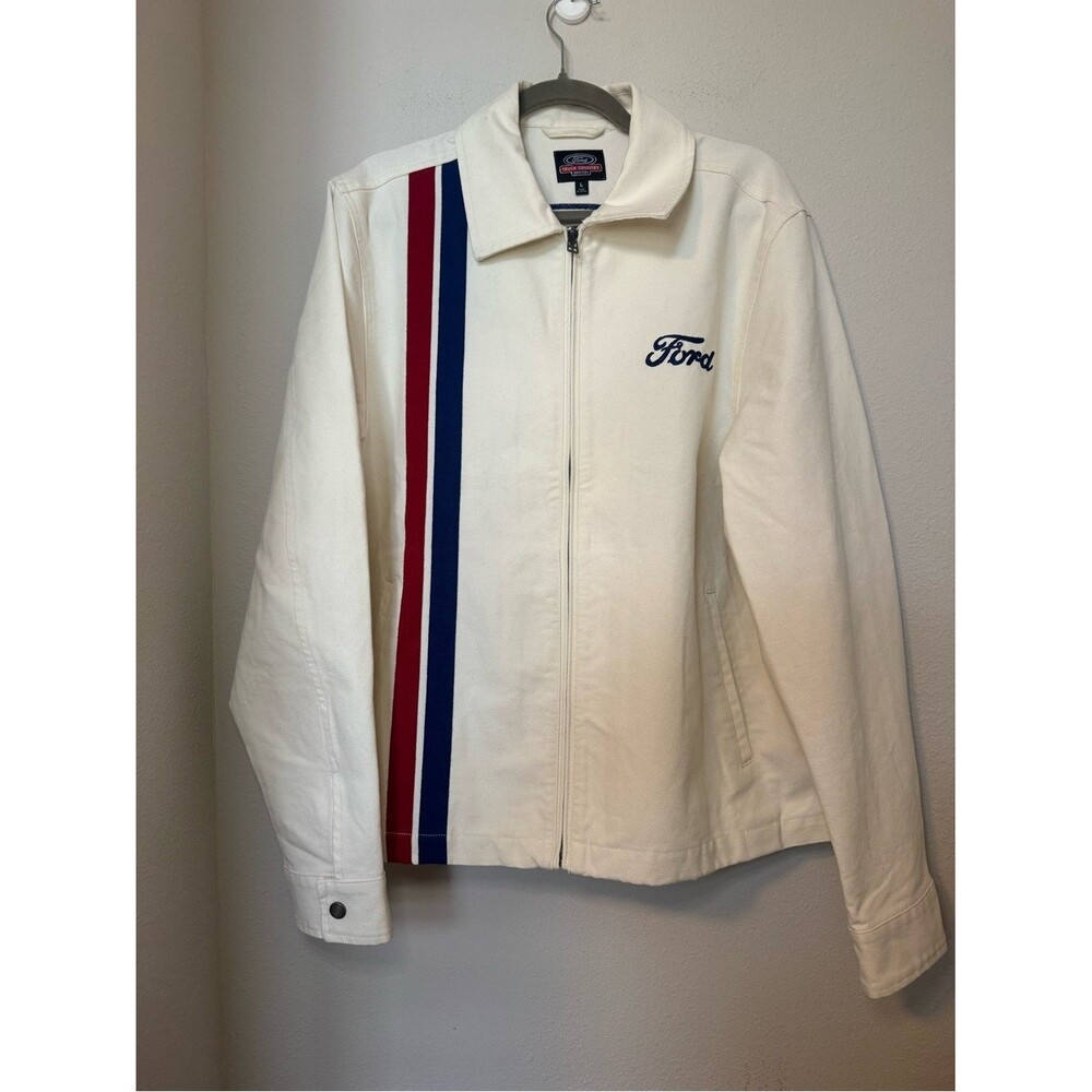 BRIXTON x Ford Number One Mens Garage Jacket - Picture 2 of 9